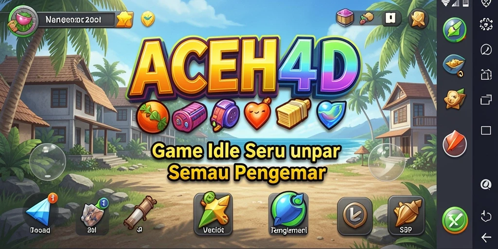 Tampilan menarik dari gameplay ACEH4D yang penuh warna.