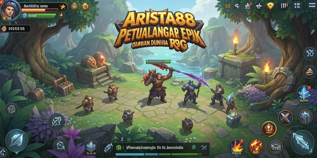 Screenshot gameplay ARISTA88 dengan pertarungan seru dan grafis menawan.