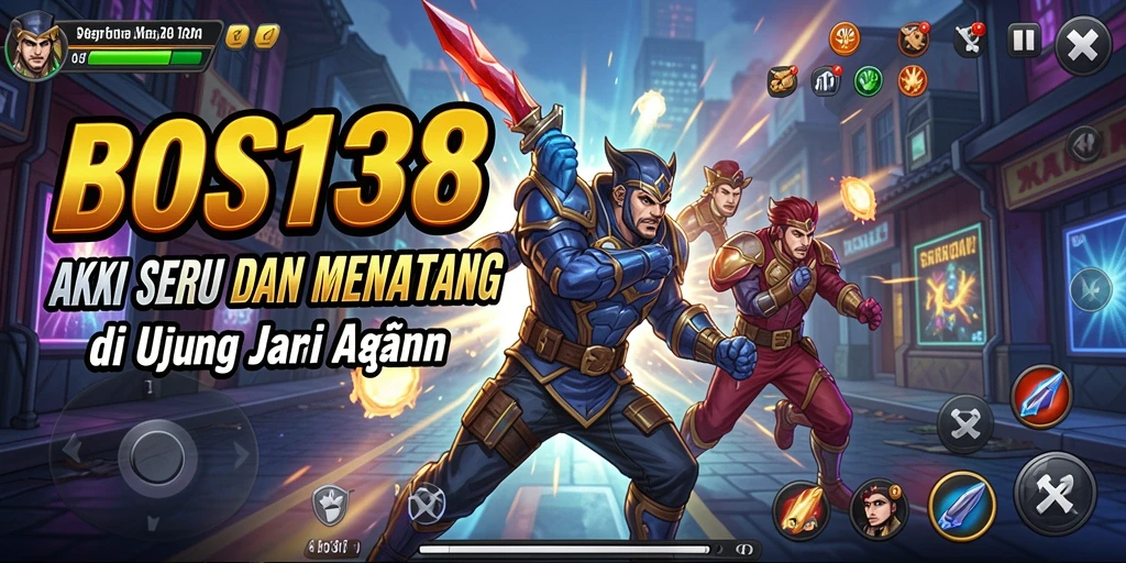 Tampilan screenshot gameplay intens dari BOS138.