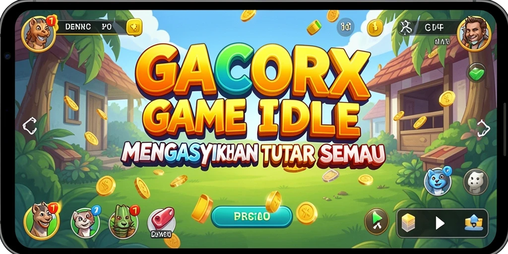 Tampilan menarik gameplay GACORX yang menampilkan pengumpulan otomatis.