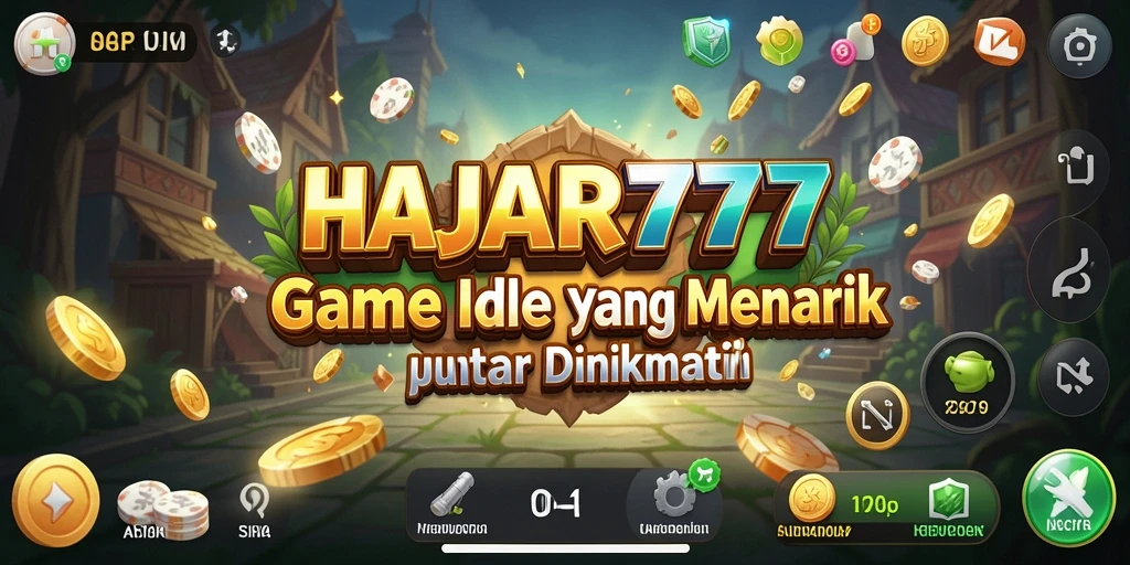 Tangkapan layar dari gameplay <strong>HAJAR777</strong> yang menunjukkan aktivitas Idle yang menarik.