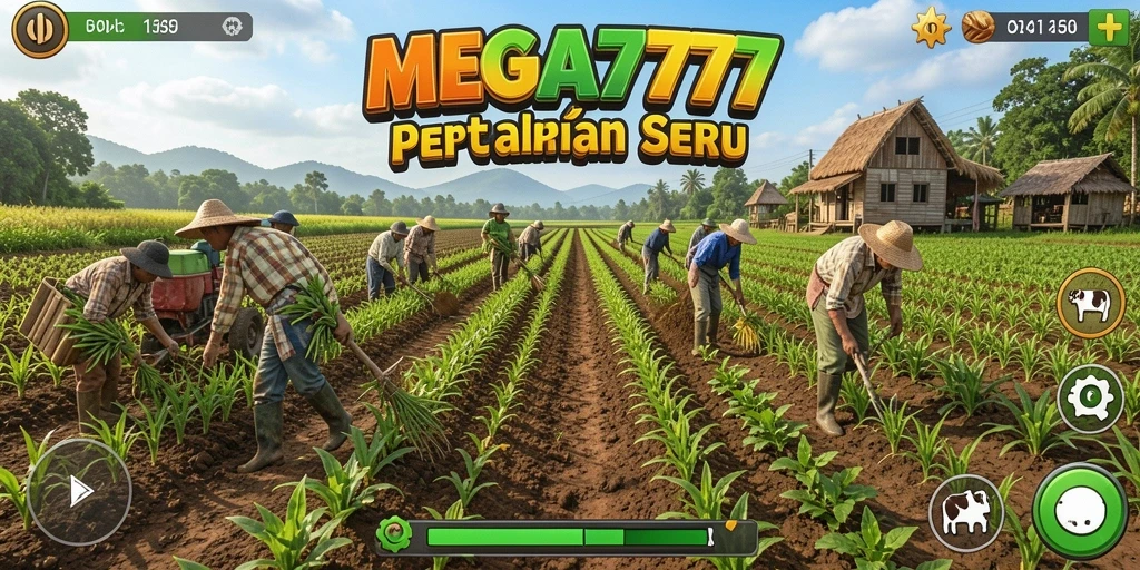 Tampilan menarik dari gameplay Farming di MEGA777.
