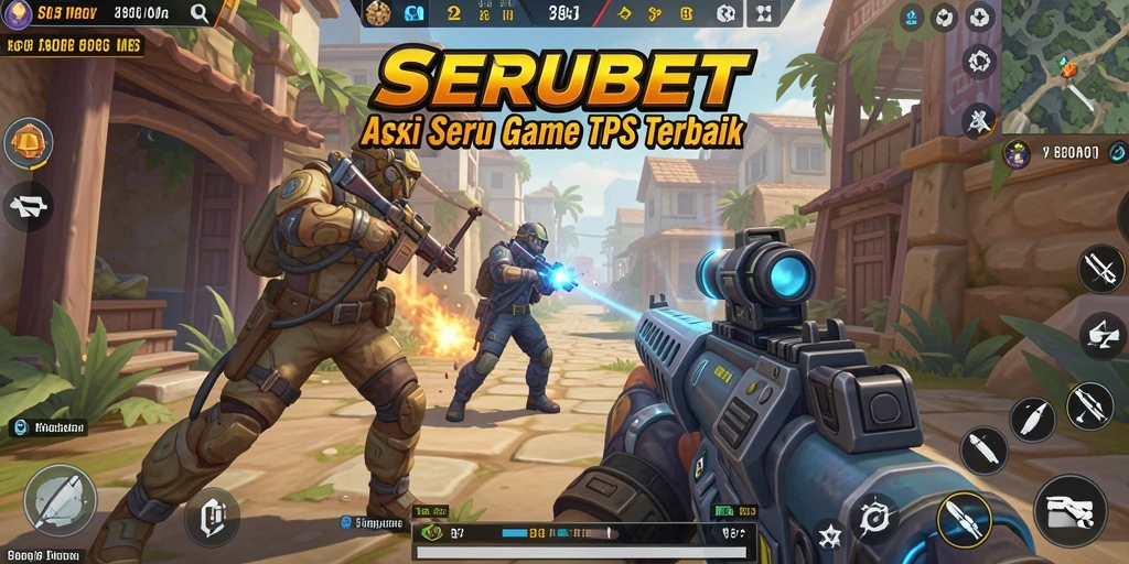 Tampilan aksi mendebarkan dalam game SERUBET yang menampilkan pertempuran intens.